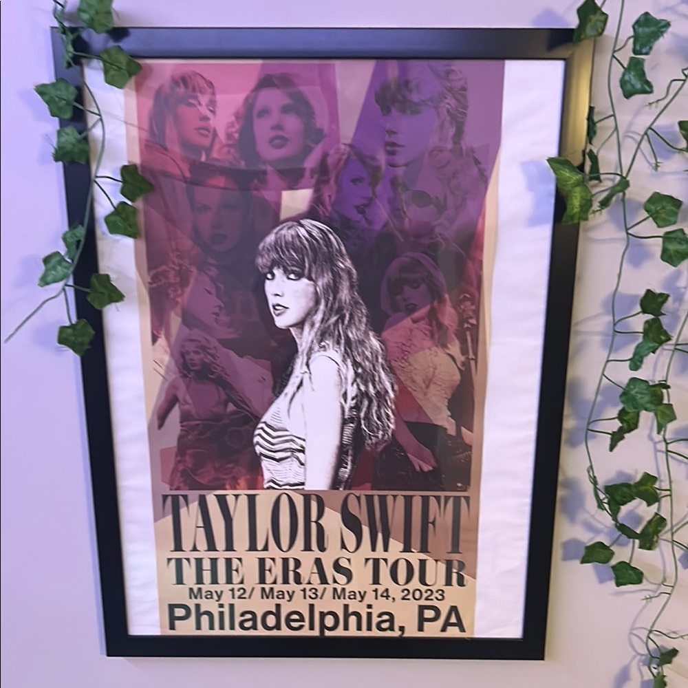 Taylor Swift The Eras Tour Philadelphia Poster